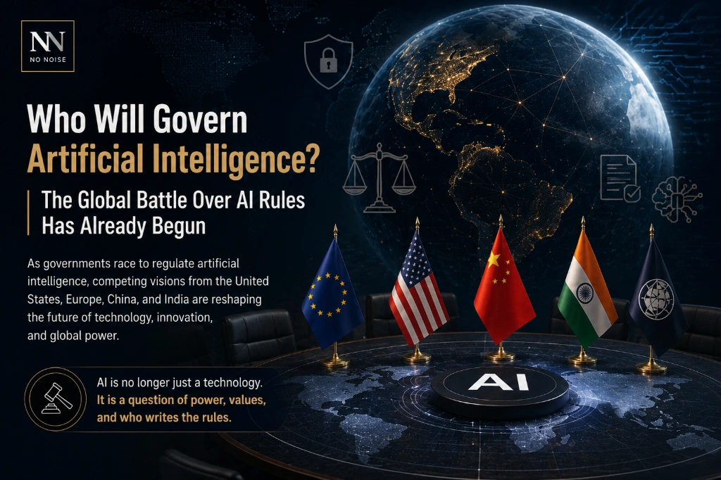 Global leaders and major economies compete to shape artificial intelligence regulations, highlighting the global race for AI governance, technology policy, and digital power.