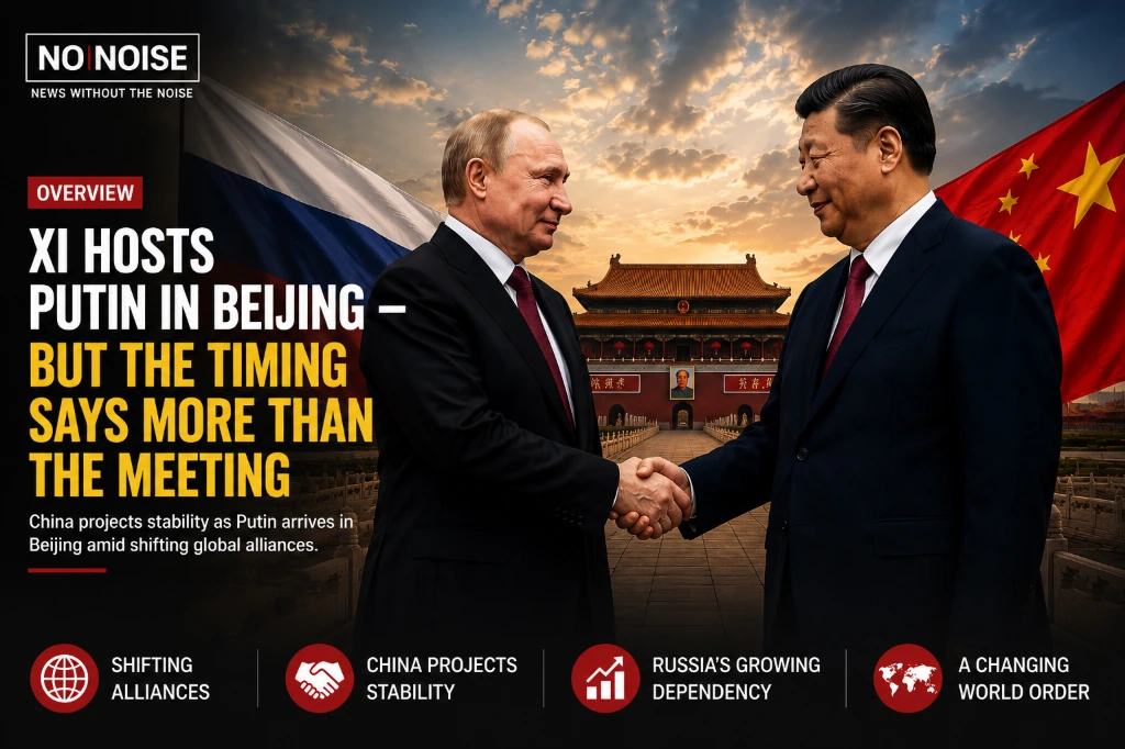 Chinese President Xi Jinping and Russian President Vladimir Putin meet in Beijing amid growing global geopolitical tensions and shifting alliances.