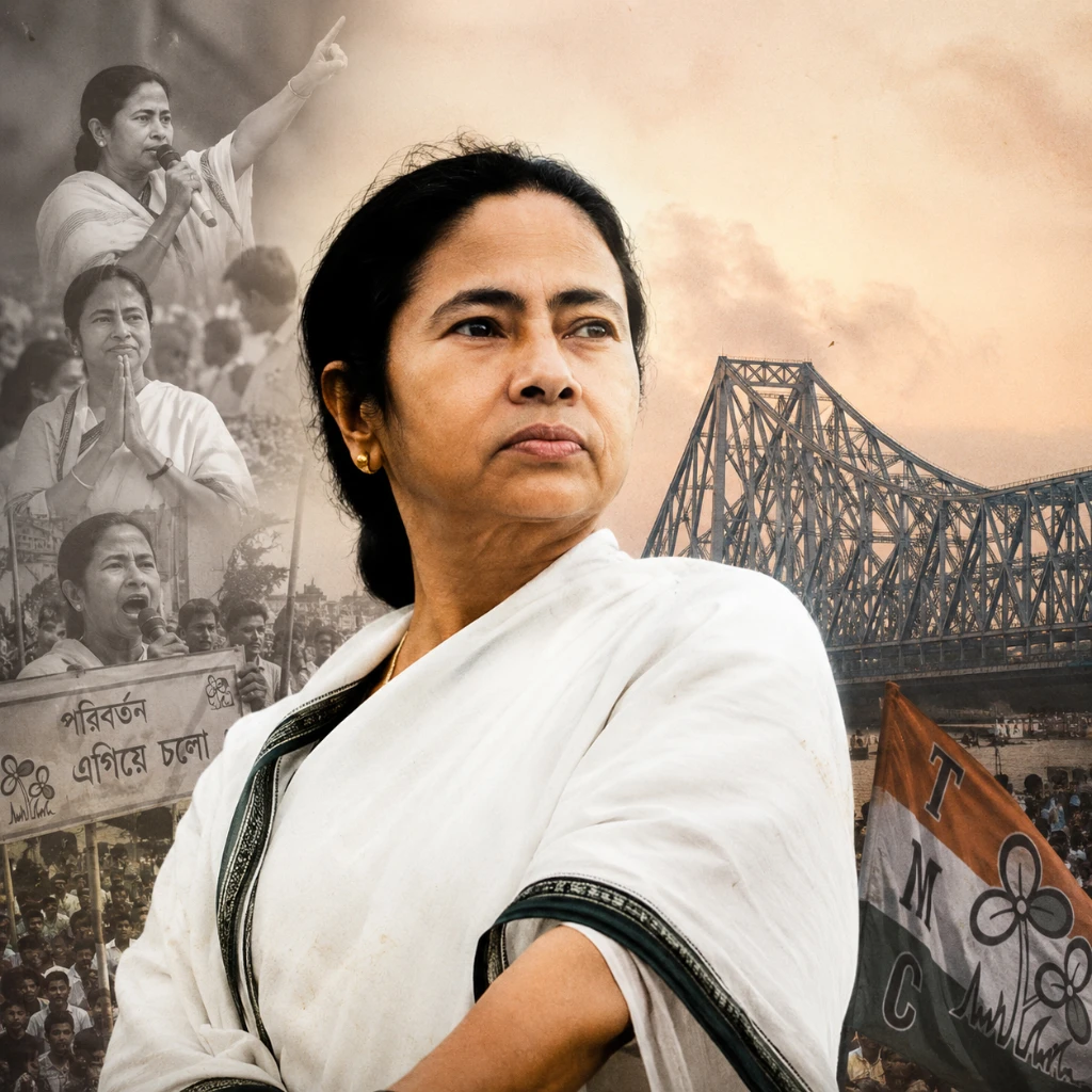 Mamata Banerjee's rise from grassroots politics to the leadership of West Bengal Mamata Banerjee during her political rise and grassroots movement in West Bengal
