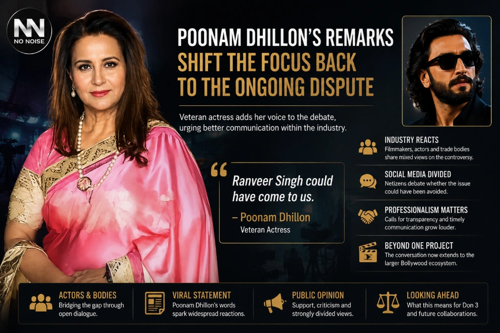 Poonam Dhillon reacts to the Ranveer Singh and Don 3 controversy amid growing industry debate and social media reactions